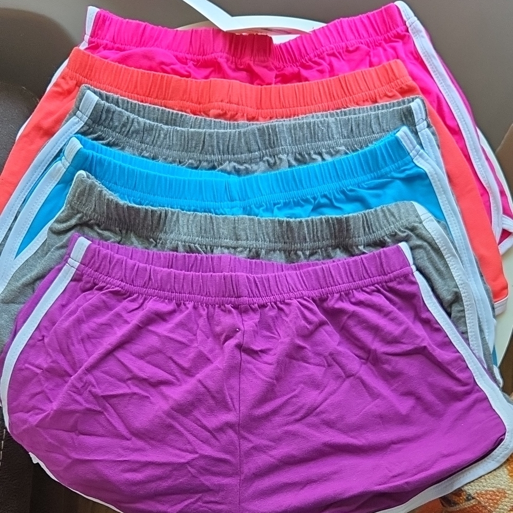 Vibrant Women's Athletic Shorts Set
